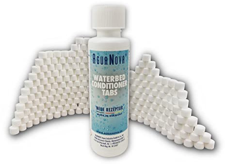 Agua Nova Wasserbetten Tabletten Tabs Conditioner Tabletten ohne kleckern Wasserbetten Wasserkissen 20 Stück = 20g