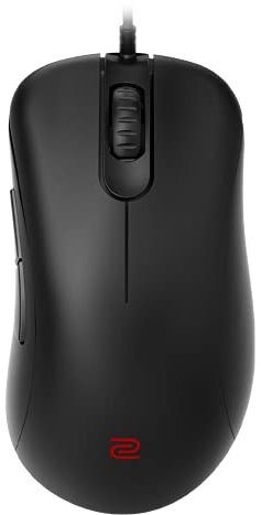 BenQ Zowie EC1-C Mouse Ergonomico da Gioco per Esports | Cavo Paracord e Rotella Mouse con 24 Livelli | Rivestimento Nero Opaco | Taglia Grande