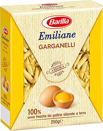 5x Barilla Pasta all'Uovo Emiliane Garganelli n° 180 Nudeln mit ei 250g