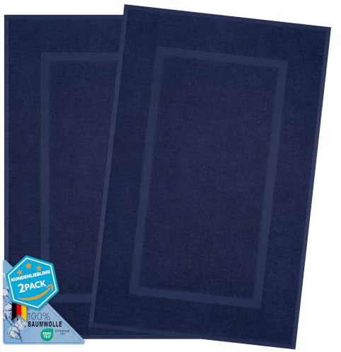Hammetex Handtücher 100% Baumwolle, weich & saugstark, Oeko-Tex, 51x86 cm | OEKO-TEX zertifiziert, weiche & saugfähige Frottee, waschbar, Badvorleger für Badezimmer, Dusche & WC