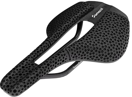 Samassi 3D Printed Saddle - Ultralight Full Carbon Bike Seat for Road, MTB, and Gravel Bikes, Breathable Bicycle Saddle for Men and Women - Comfort Designed for Cycling Enthusiasts