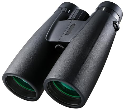 Binoculares Profesionales compactos, potentes y livianos, telescopio HD de Gran Calibre 12X50 de Doble cañón de Alta Velocidad para Adultos al Aire Libre