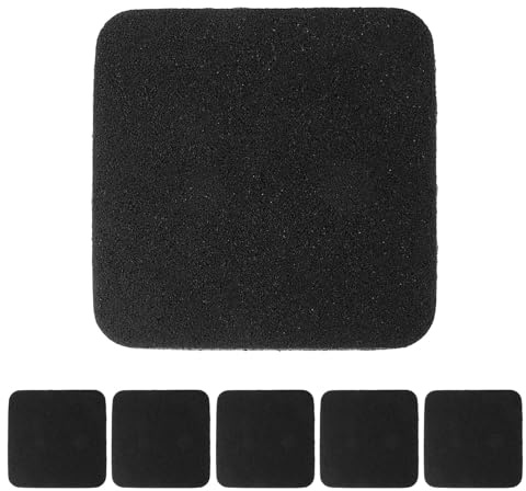 HANABASS 6pcs Rubber Pads for Treadmills Thickened Soundproofing Mat for Home Fitness Equipment Noise Reduction and Stability during Use for Gym and