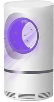 Lampe Anti-Moustique USB à LED Silencieuse - Homeeasylife Lampe Anti Moustique USB LED Efficace, Sûre, Écologique, Éliminateur de Mouches et Insectes Volants