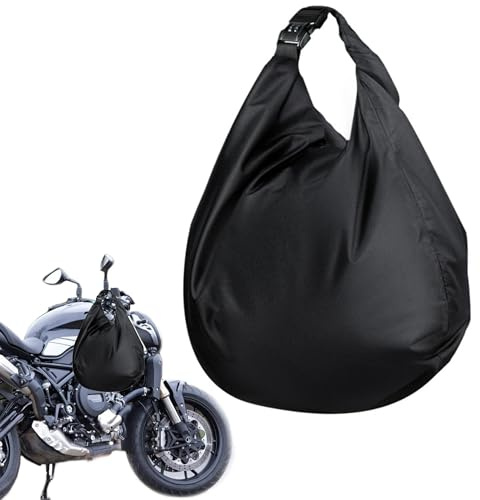 ZAHD Bolsa de Transporte de Tela Oxford para Montar en Motocicleta Bolsa Universal para Casco de Moto Exterior Negro para Casco Plegable Impermeable para Casco de Moto Bicicleta (Negro2)