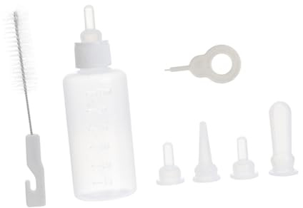 Kisangel Haustier Milchflasche 2 Stück Aus Sicherem Silikon Tragbare Flaschen Im Waagendesign Zum Füttern Von Kleinen Hunden Und Katzen Geeignet Für Welpen Und Kätzchen