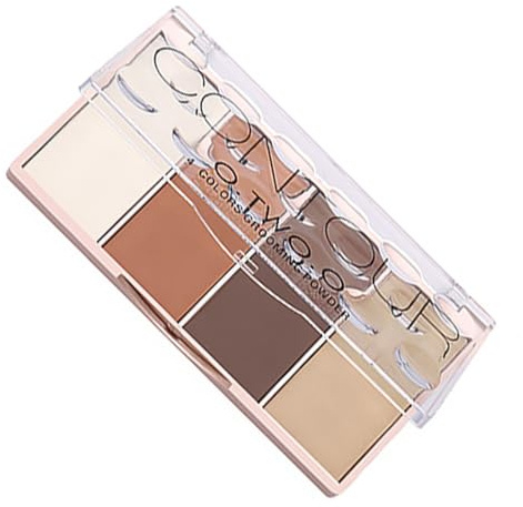 Zanthicia Polvo de contorno Facial de 4 colores, pigmento colorete portátil, maquillaje larga duración, cosmético contorno, regalos, accesorios