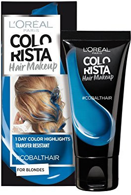 Colorista Hair Makeup Coloration Semi-permanente pour Blondes Cobalt 30 ml - Lot de 2