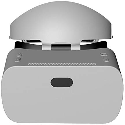 AIMAISEN Auriculares de Realidad Virtual 3D Inalámbrico Bluetooth Todo en uno Casco VR Gafas Inteligentes para Juegos HD para películas IMAX Videojuegos FOV120 ° / LCD 2K 2560 * 1440 (White)