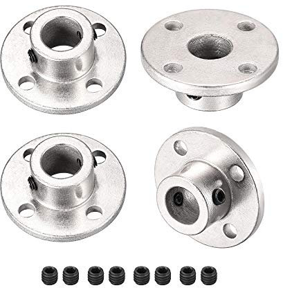 sourcing map 4 Stück Flanschkupplung Motorführung Wellenkupplung Motorstecker 10mm Innendurchm. H13*D16 Starre für DIY Teile