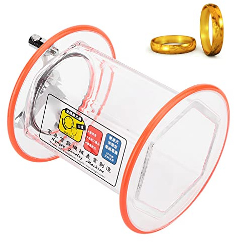 Jewelry Polisher Accessories, Mini Rotational Jewelry Polisher Barrel Jewelry Polishing Machine,Polisher Sanding Finisher Magnetic Polishers for Metal Jewelry (ST-2000)