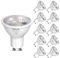 GU10 LED Spotlight Bulbs 5W, Cool White, 6500K, 365lm, No Flickering, Energy Saving Led Bulbs, Equivalent 40-50W GU10 Halogen Spot Light Bulbs, Non-Dimmable,10 Pack