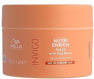 Wella Professionals Invigo Nutri Enrich Maschera capelli - Anticrespo capelli professionale con vitamina E - Maschera capelli per capelli vitali 150ml