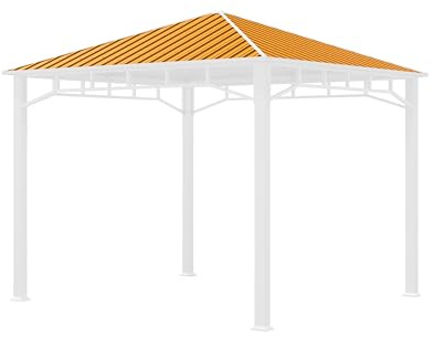 TOOLPORT Ersatz-Dachplatten 3x3 m Hardtop Dach Stahldach für Gartenpavillon Sunset Superior 3x3m