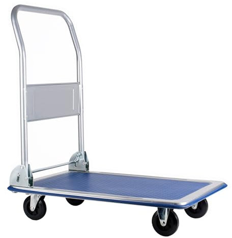 Pavo - Plattformwagen-Klappbar-bis 150 kg Tragkraft, Metallplattform, Handwagen, Transportwagen, maße 48 x 74 cm, 8037421