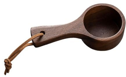 Wooden Coffee Spoon - Spoon for Grinding Kee Scoop, Wooden Coffee Scoop, Coffee Bean Measuring Spoon, Coffee Bean Scoop, Kitchen Spoon for Scooping, Measuring and Serving Coffee, Tea