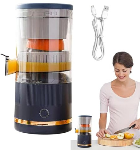 Automatic Separation Juicer - Orange Juice Squeezer Automatic Separation Lemon Juicer | Portable Citrus Juicer, 7.4V Juice Container for Lemon, Orange, Citrus, Lime
