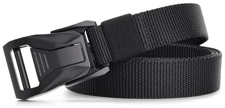 2.5CM Breite Skinny Nylon Gürtel Quick Release Metall Schnalle Taktische Gürtel für Männer