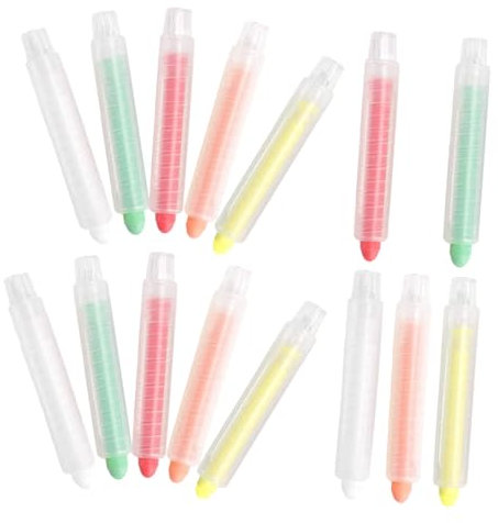 Gadpiparty 3 Boxen farbige Kreide Farbkreide stifte für Tafel Outdoor- für Lehrer Bunte Stifte n für den kleinen Freund für Tafel feste Plastik