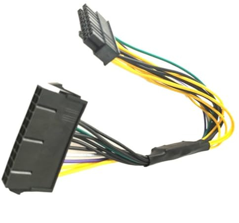 Vexebnular ATXS 24 Pin Bis 16 Pin Netzteil Konverterkabel Für Computer 30 cm Lang