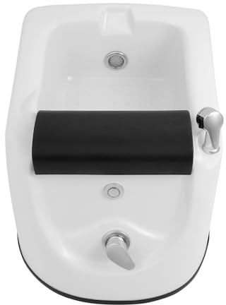 KannBeki Acrylic Foot Spa Bathtub,Portable Foot Spas Bathtub with Adjustable Hot & Cold Water,Home Foot Spa Pedicure Bowl Foots Detox Bucket Tub for Home (White)
