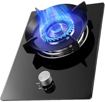 Gas Cooker,5.0KW Rated Power,Thermal Efficiency Reaches 63%,1 Burners Hob,for Student Accommodation Caravans Offices(NG)