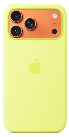 Apple iPhone 17 Pro Max Silikon Case mit MagSafe - Neongelb ​​​​​​​