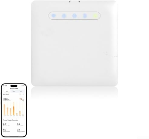 Thermostat intelligent WiFi pour chauffage à fil pilote avec contrôle Ecowatt, protection contre le gel et gestion de la température multi-pièces basée sur l'application