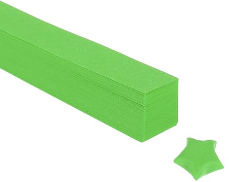PATIKIL 1080 Hojas De Tiras De Papel Para Estrellas De Origami 9.4x0.4