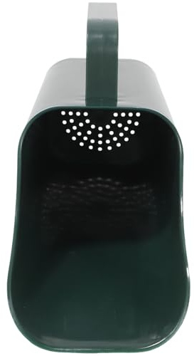 HOMSFOU Pala Multifuncional para Jardinería en Color Verde Militar, Pala Portátil para Tierra de Jardín, Tamizadora Plantar Suculentas y Bonsáis, Herramienta Resistente y Reutilizable