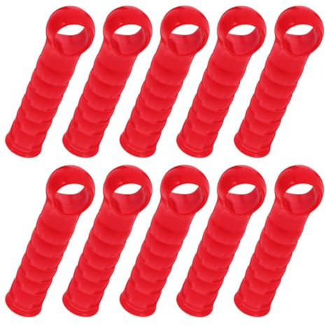 CLISPEED Broom Handle End Caps Suitable for Home and Garage Use 10pcs with Ergonomic Design and Easy Replacement 22mm Diameter Mop Pole Caps for Mop Rods and Brooms