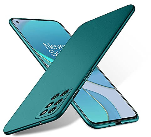Bastmei für OnePlus 8T 5G Hülle, Ultraleicht Ultradünn Kratzfest rutschfest Kameraschutz Mattierte Textur Hart PC Handyhülle Hülle für OnePlus 8T 5G (Grün, Mattierte)