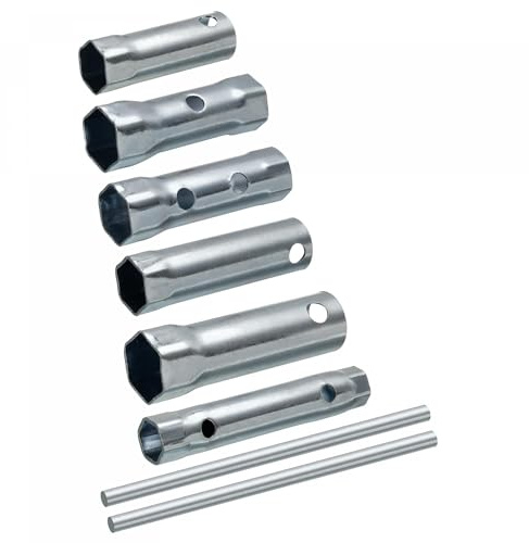 uxcell 6 Pcs Ignition Spark Plug Spanner Set Dual-Ended Wrench Socket