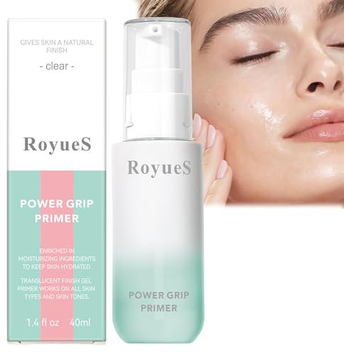 Face Primer, Primer Foundation Base, Long Lasting Face Primer Moisturizing Power Grip Primer, Hydrating Skin Evens And Pores Minimizer For Face With Hyaluronic Acid, Gel-Based Face Primers (green)