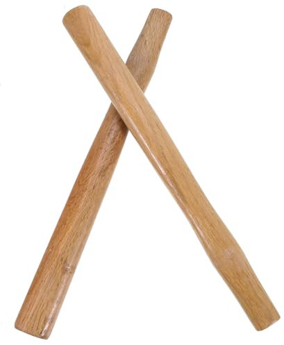 Veemoon Holzhammergriff Ersatz 2 Stück 40cm Klauenhammerstiel Aus Lackiertem Holz Rutschfest Für Outdoor Und Garten