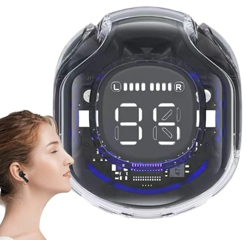 Auricolari wireless con cancellazione del rumore, cuffie intrauricolari