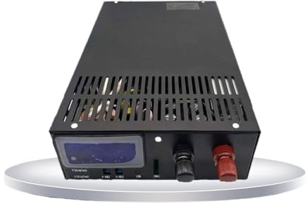 3000W Switching Power Supply Voltage And Current, Adjustable Output, AC To DC, LED Display Transformer Driver Adapter 12v 24v 36v 48v 60V 70V 80V 90V for RV, Car, Computer, Lab(0-48V 0-62.5A)