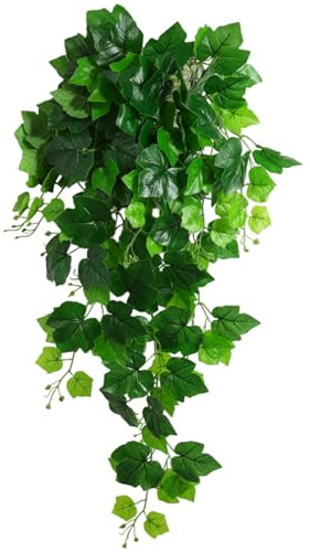 ZaoGoin 1 Hängepflanze Künstlich,Plant Hanging Art Vines Ivy Artificial Plant Indoor Plants for Wall Shelf Balcony Room Decoration