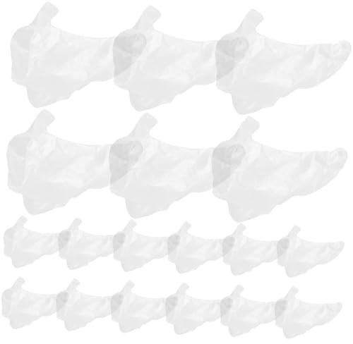 LRXIYODE 1000 Stück Einweg Fußfolien Kunststoff Abdeckungen Lang Transparent Fußmaske Socken für Fußpflege Pediküre Waxing Schutz Feuchtigkeitsspendend Hygienisch