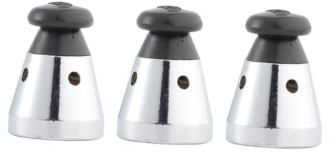 GARVALON 3pcs Pressure Cooker Relief Valve Steam Jigger Floater and Sealer Replacement for Pressure Cookers Compatible with Induction Hobs Essential Cooking Accessory