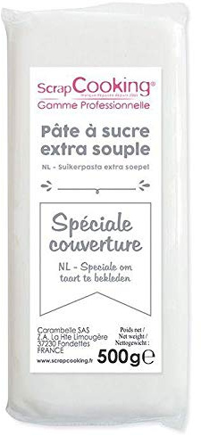 ScrapCooking vit filt sockerpasta 500 g