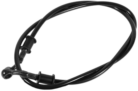 Keenso 50cm -120cm Motorrad Geflochten Stahl Bremskupplung Ölschläuche Line Pipe Bunte Motorrad Pit Dirt Bike Enduro Motocross Street Bikes(900mm-Schwarz) Änderungen Am Bremssystem