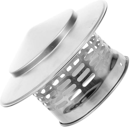 HOLIDYOYO chimeneas cubierta de tubo de chimenea horno de chimenea tapa cubierta de persecución de chimenea gorro de lluvia para chimenea impermeable sombrero de lluvia estufa