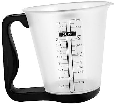 LIFKOME Digitaler Messbecher Aus Kunststoff 1000 G/1g Mit Lcd Display Für Küche Kochen Kinderernährung