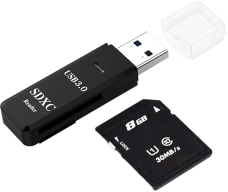 Lector de Tarjetas para Cámara, Lector de Tarjetas para Computadora, Lector de tarjetas de alta velocidad de 5 Gbps, Visor de cámara portátil, lector de tarjetas de 2 ranuras para PC, portátiles, lect
