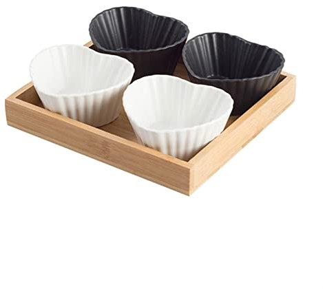 DDKYHU Dip-Schüsseln Kreative Dip-Schüssel Keramik Snack Trockenobstteller Porzellan Servierplatte Saucenschale Haushaltsdessert