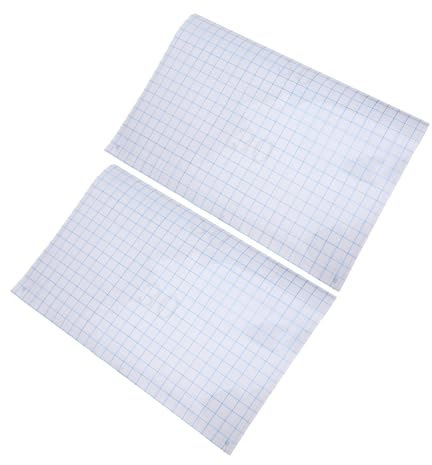 BELLIFFY 2stücke Blauer Gitter Transferaufkleber Aus Vinyl Für Diy Einfache Übertragung Glatte Oberflächen Wie Wände Ohne Klebrige Rückstände