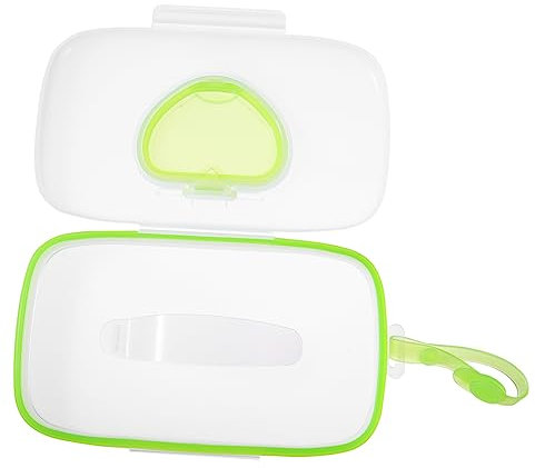 KOMBIUDA Praktische Tragbare Feuchttuchbox Für Unterwegs Aufhängbare Aufbewahrungslösung Für Kinderwagen Ideal Für Feuchttücher Und Babytücher Stilvollem