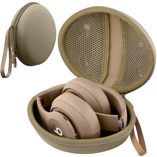 co2CREA Hard Case for Beats Studio Pro/Solo pro /Solo4 /Solo3/ Solo2 /Solo | Shockproof EVA Bluetooth Headphones Travel Case with lightweight Hand Strap, Case Only