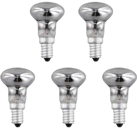 Asyduey Lava Lampe E14 R39 30W Strahler Schraube in GlüHbirne Klarer Spot GlüHbirnen Lava GlüHlampe 5 StüCke
